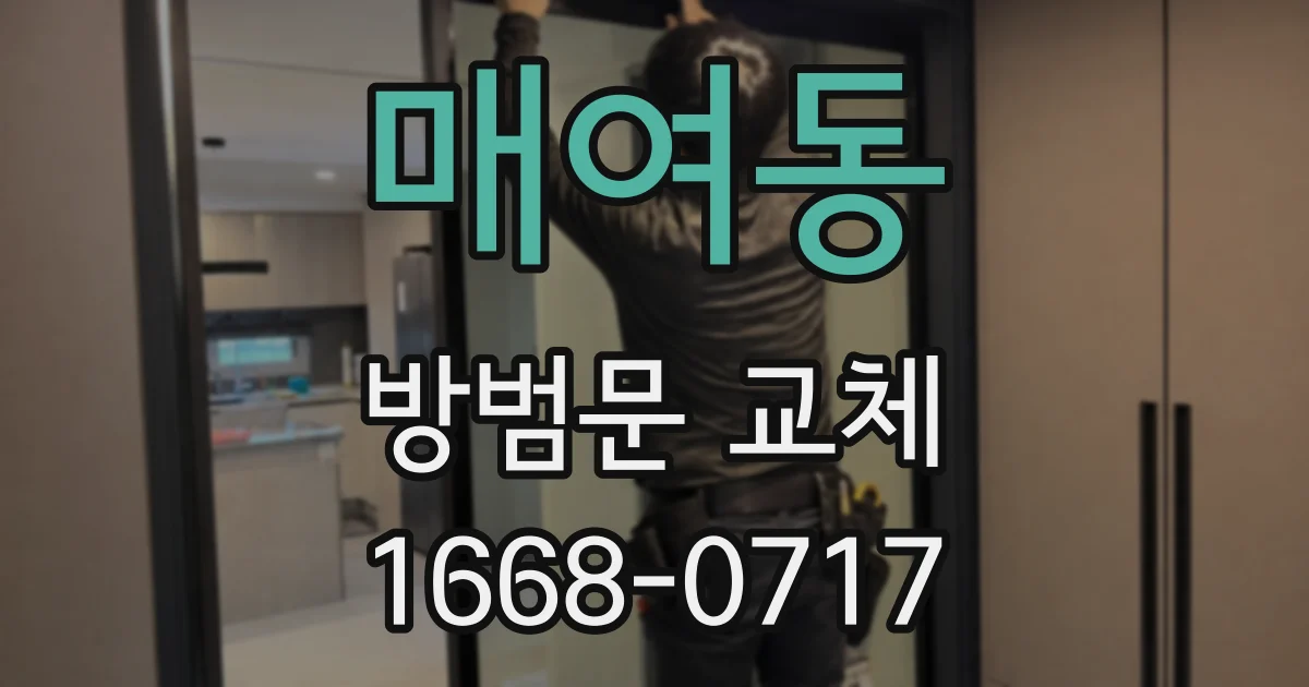 매여동 방범문 교체
