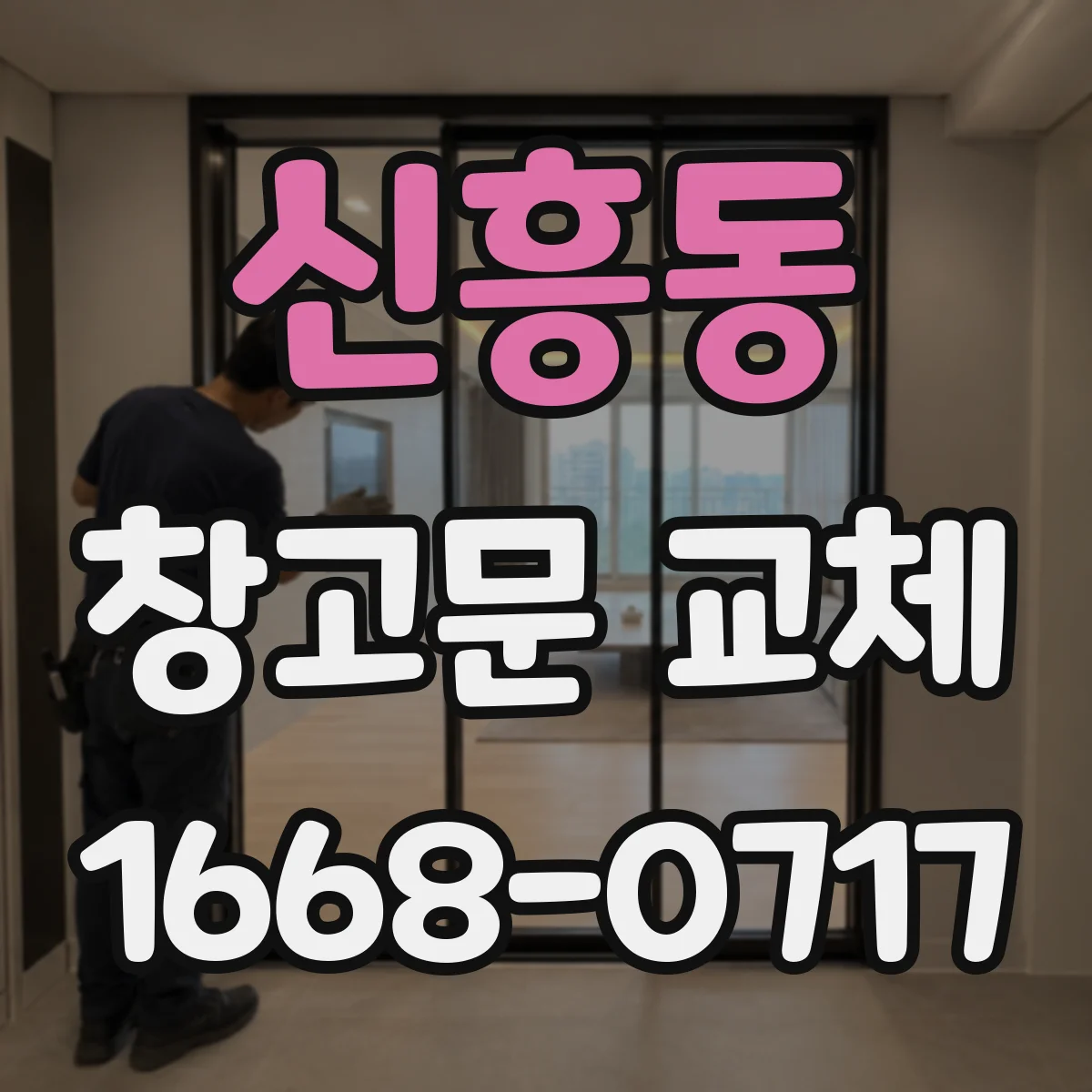 신흥동 창고문 교체