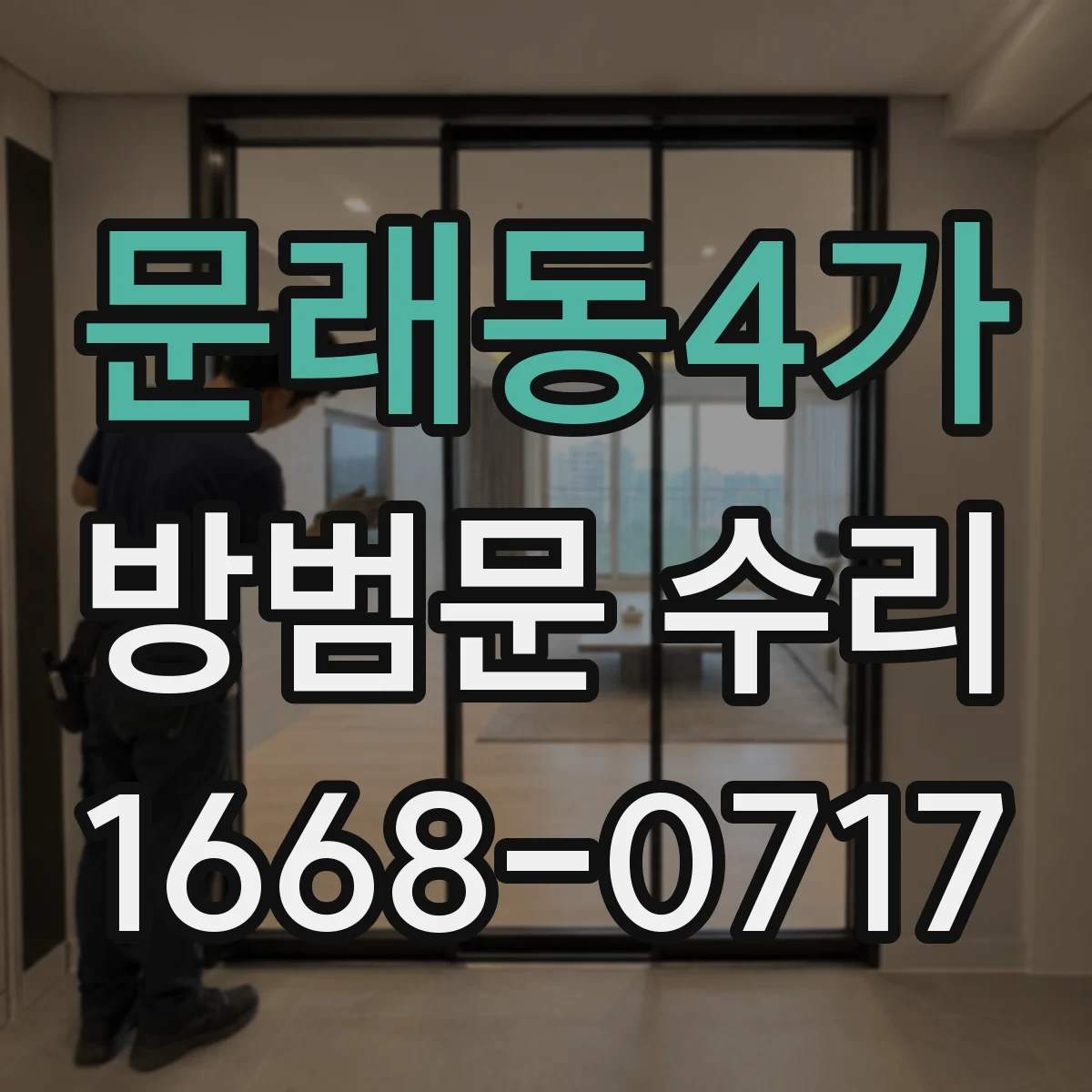 문래동4가 방범문 수리