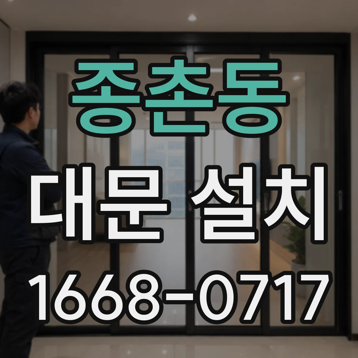 종촌동 대문 설치