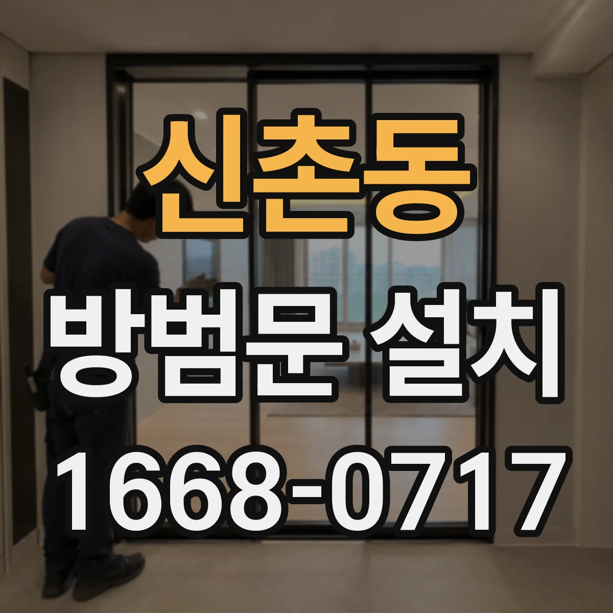 신촌동 방범문 설치