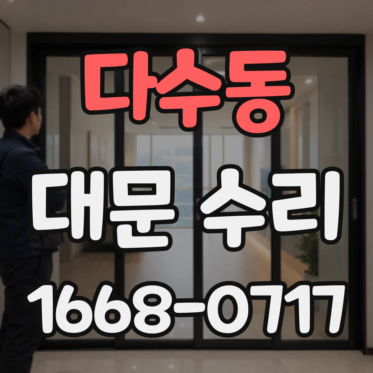 다수동 대문 수리