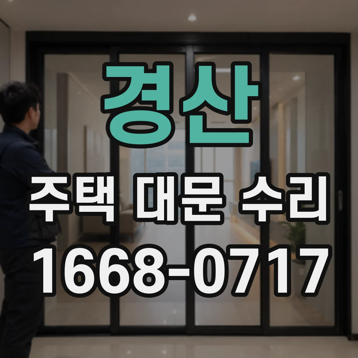 경산 주택 대문 수리