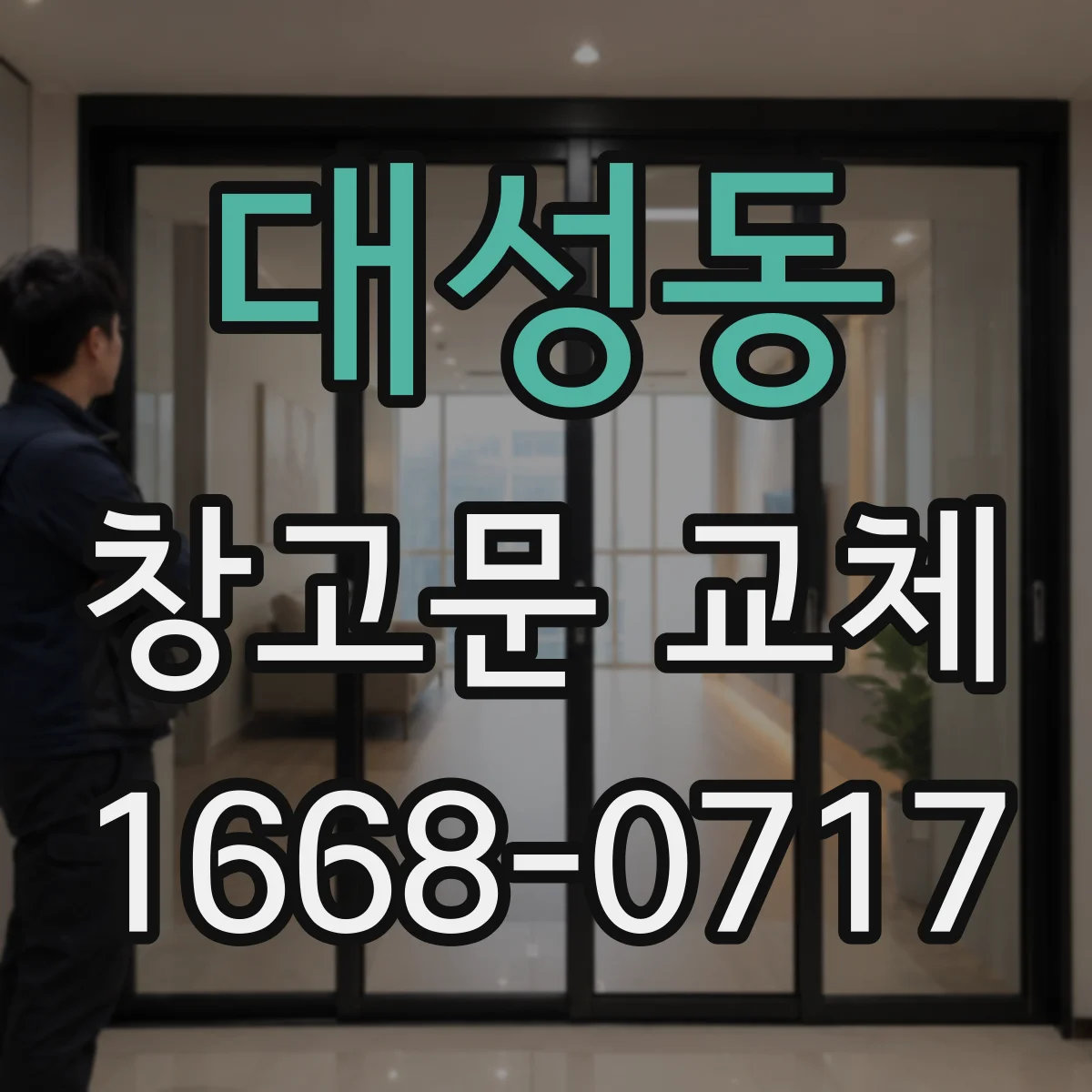 대성동 창고문 교체