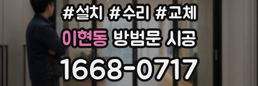 이현동 방범문 시공