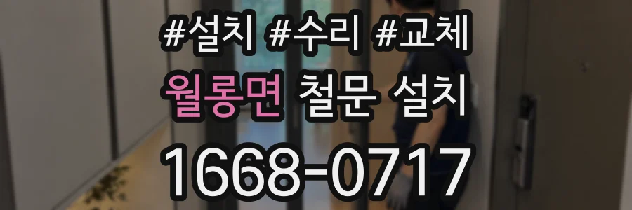 월롱면 철문 설치