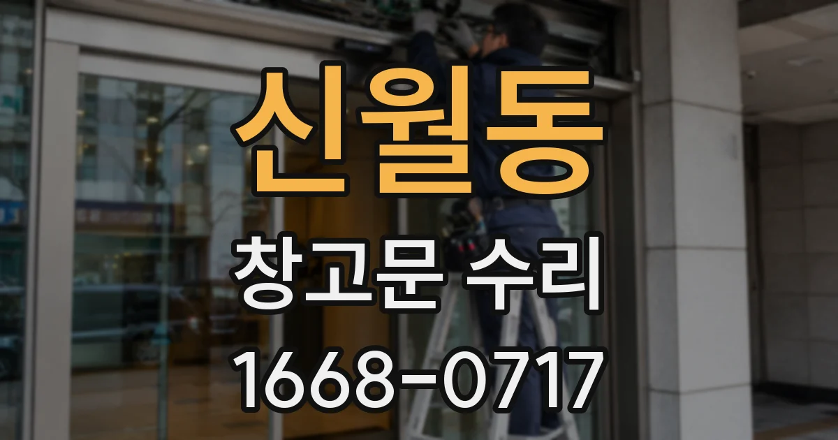 신월동 창고문 수리