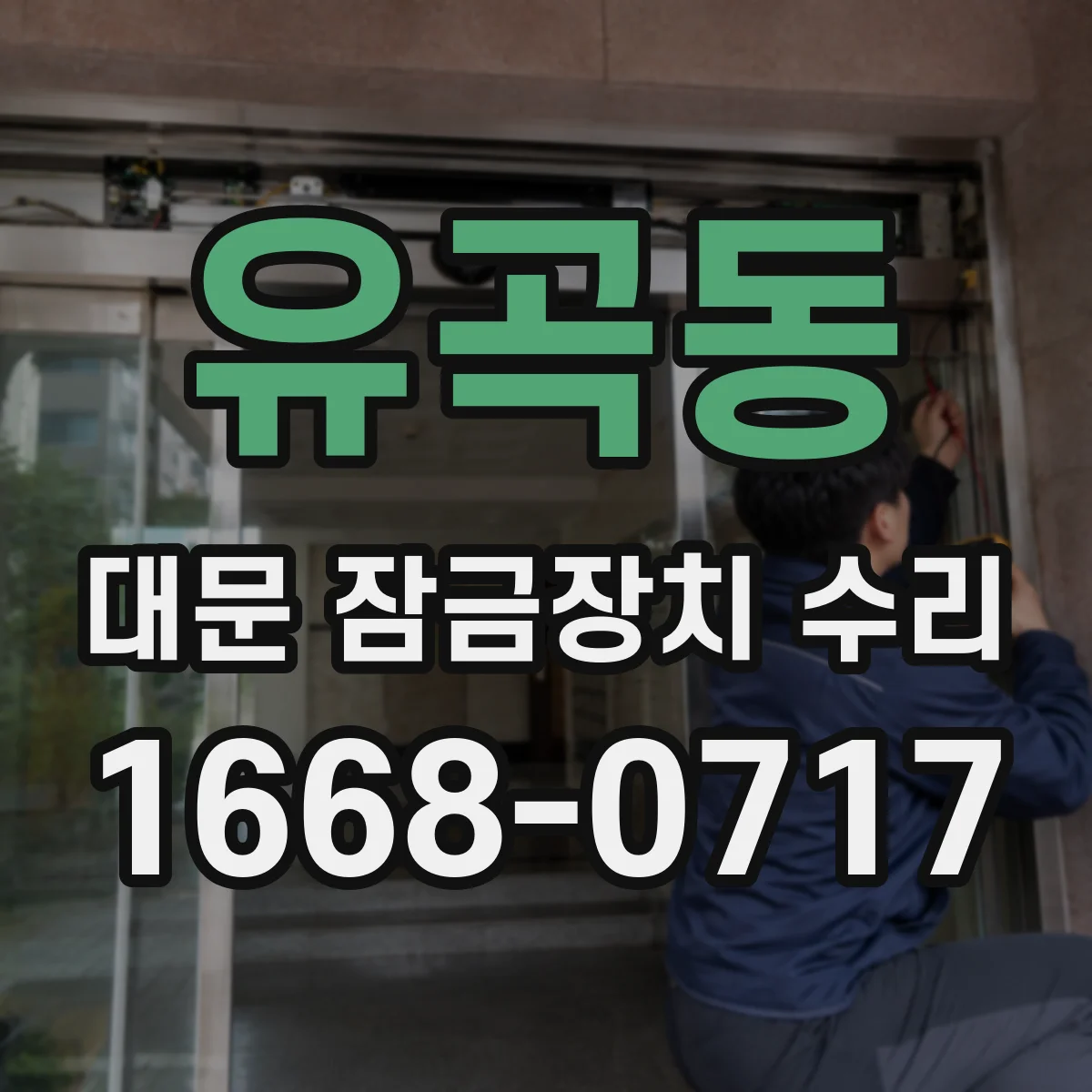 유곡동 대문 잠금장치 수리