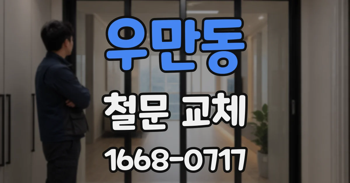 우만동 철문 교체