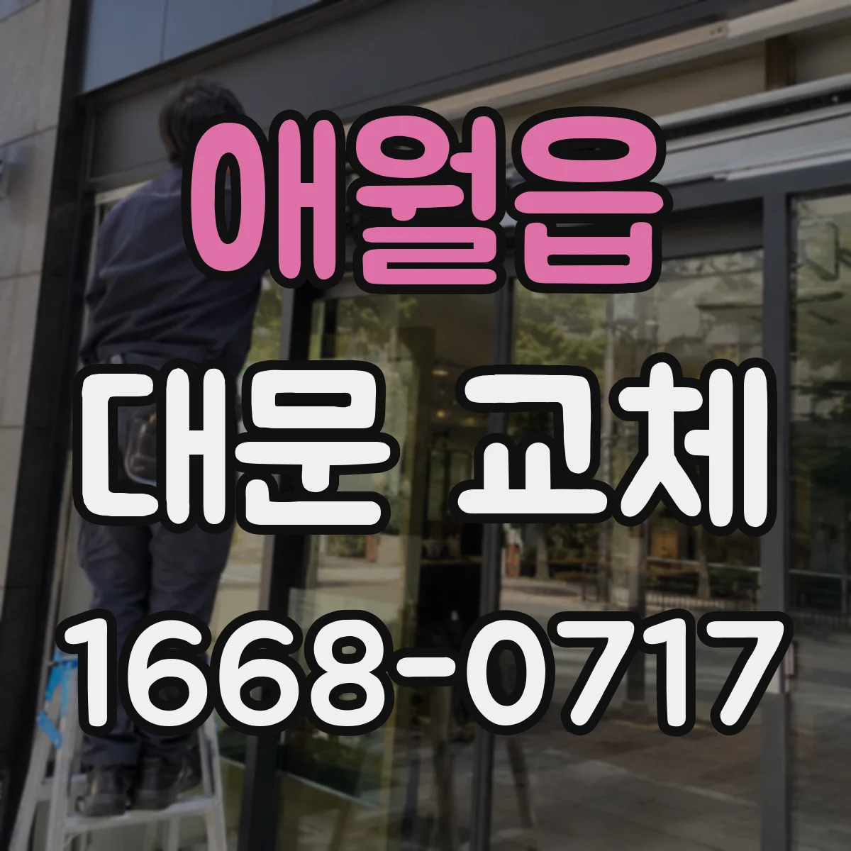 애월읍 대문 교체