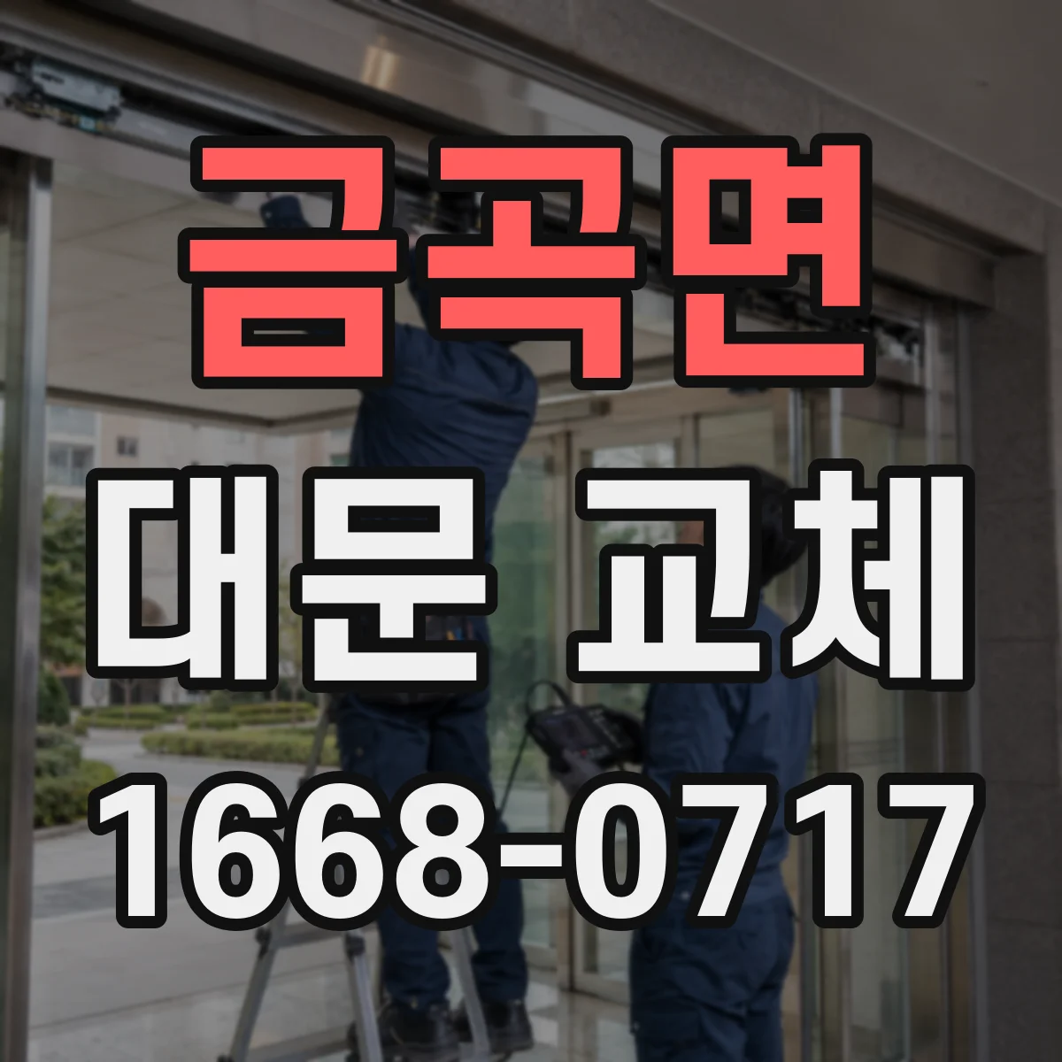 금곡면 대문 교체