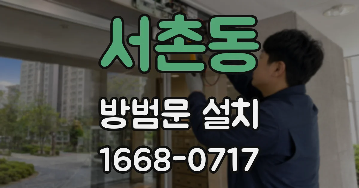 서촌동 방범문 설치