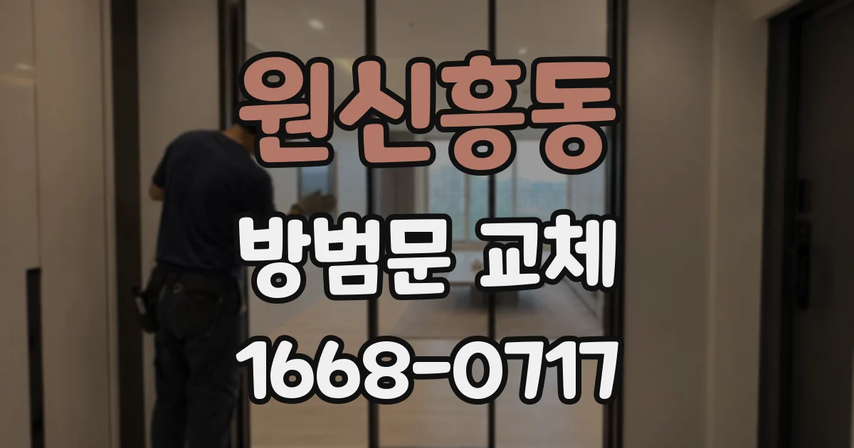 원신흥동 방범문 교체
