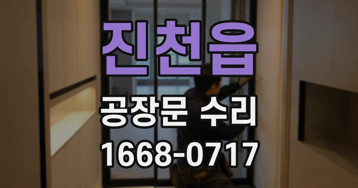 진천읍 공장문 수리