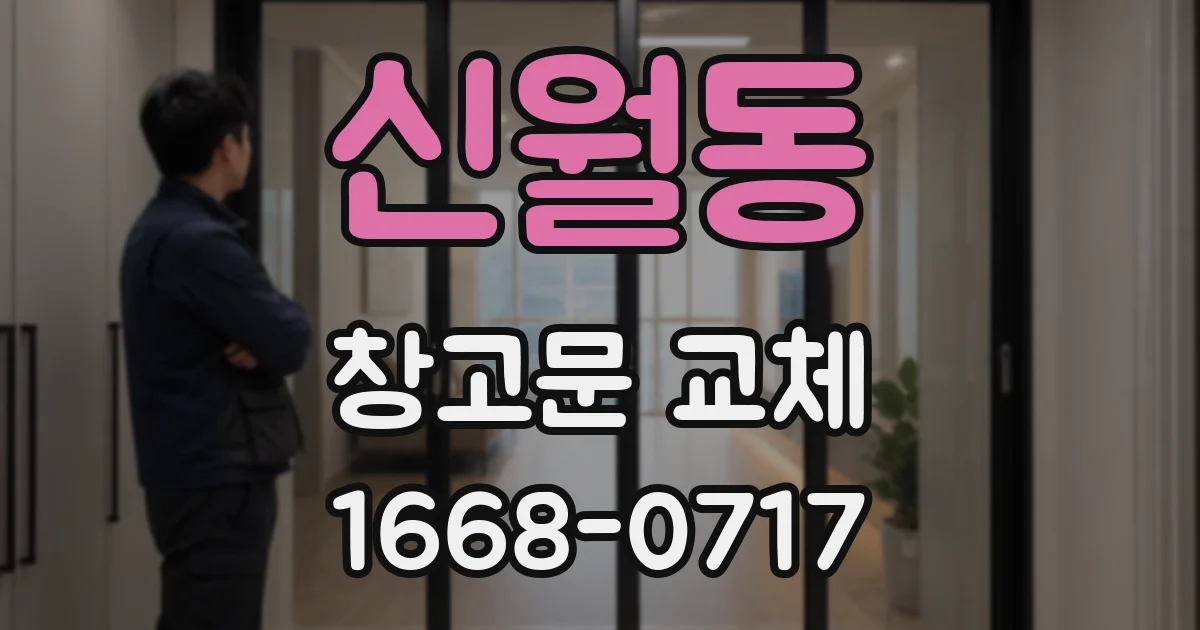 신월동 창고문 교체