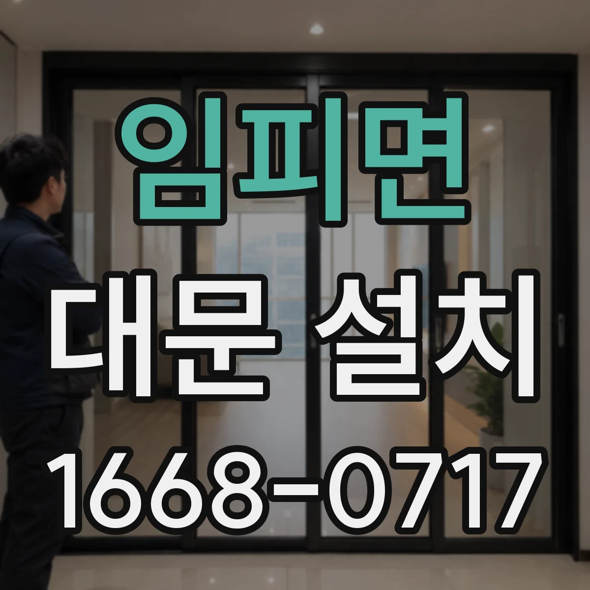 임피면 대문 설치