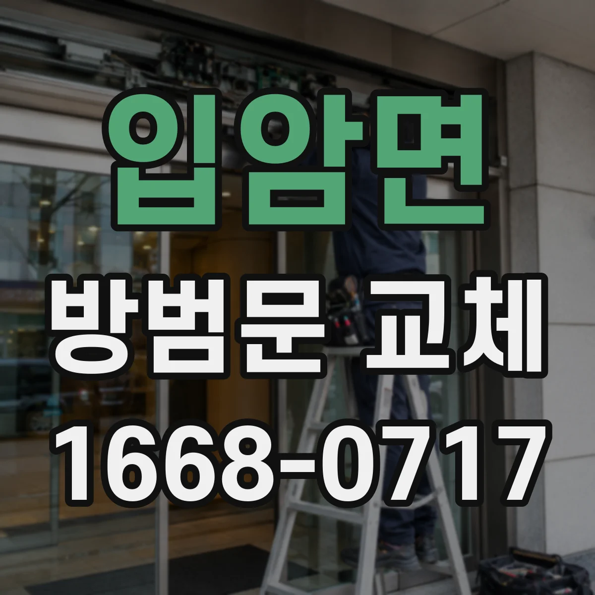 입암면 방범문 교체