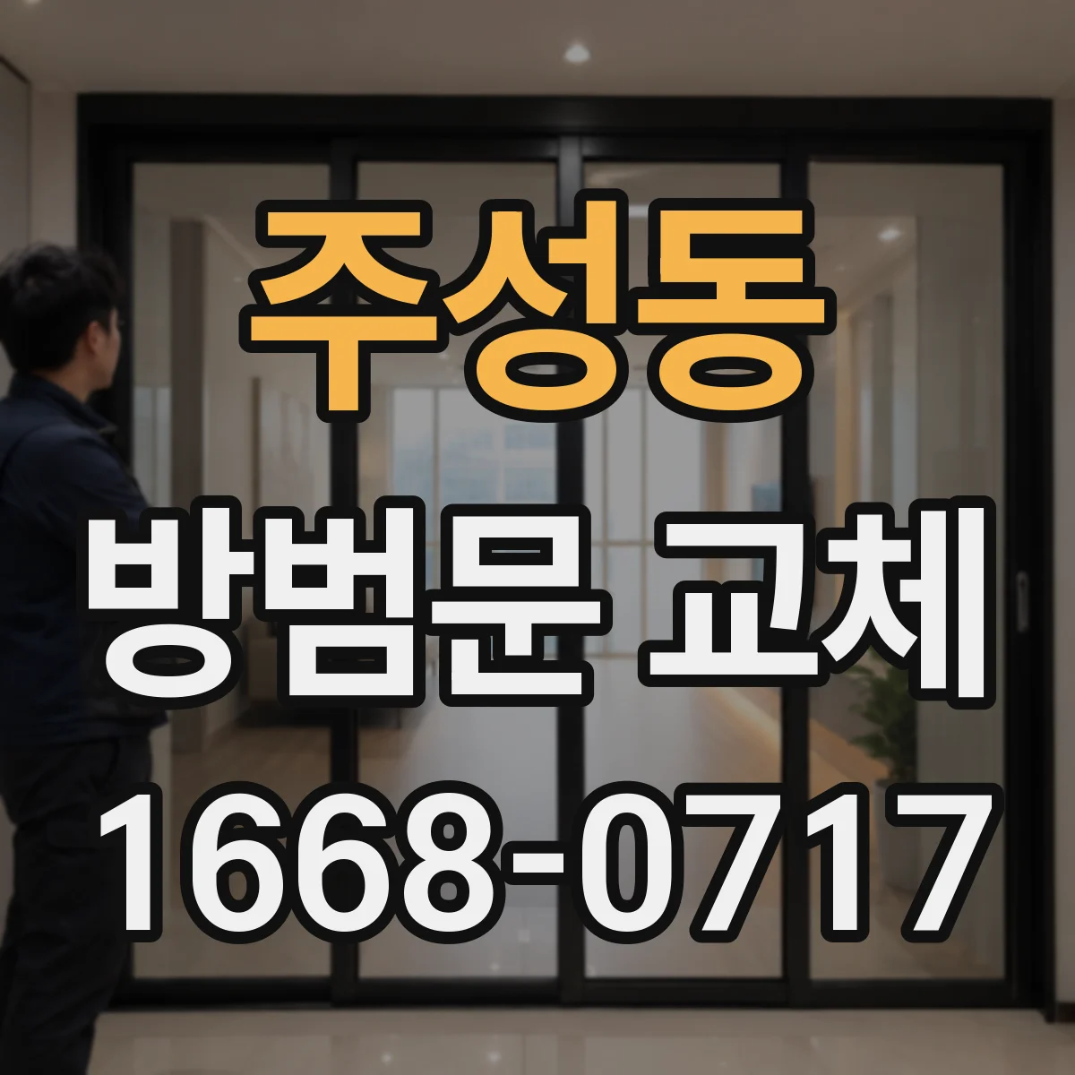 주성동 방범문 교체