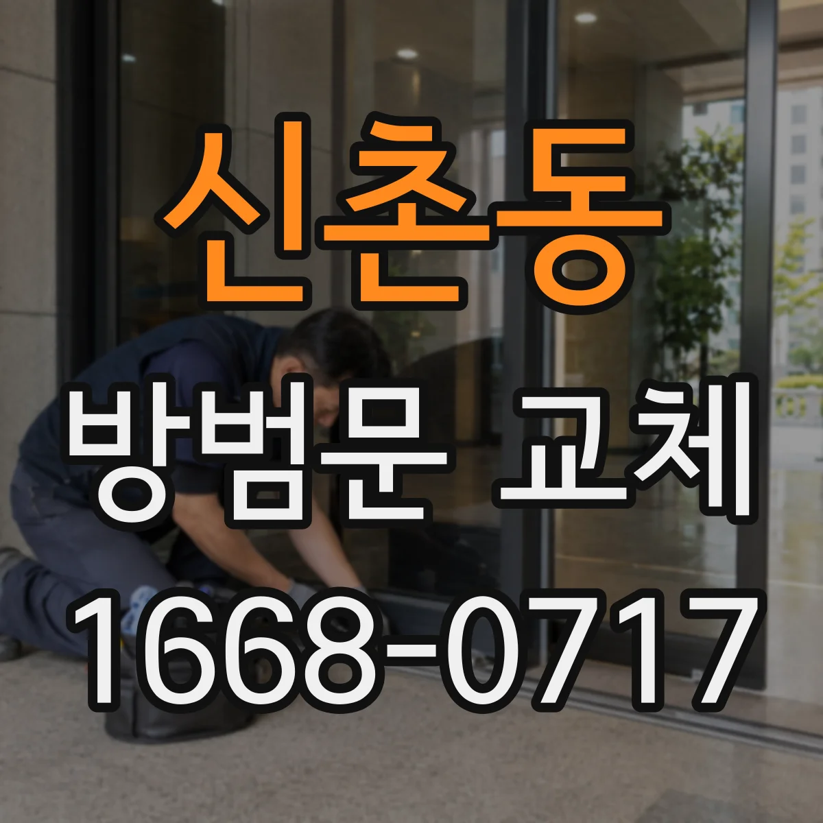 신촌동 방범문 교체