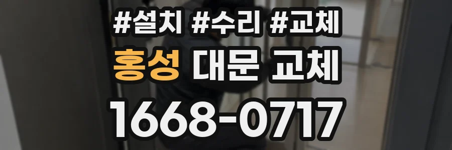 홍성 대문 교체