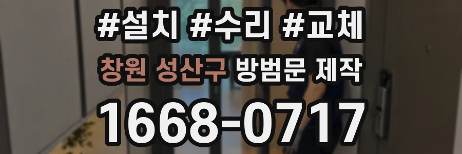 창원 성산구 방범문 제작