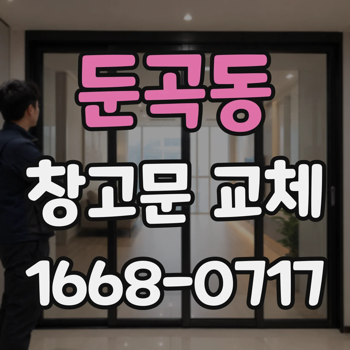 둔곡동 창고문 교체
