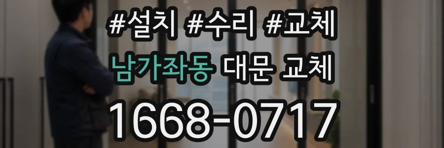남가좌동 대문 교체