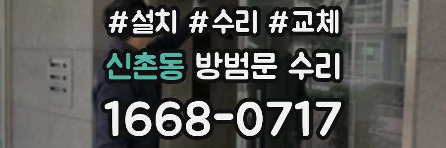 신촌동 방범문 수리