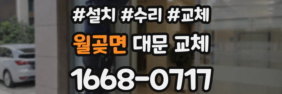 월곶면 대문 교체