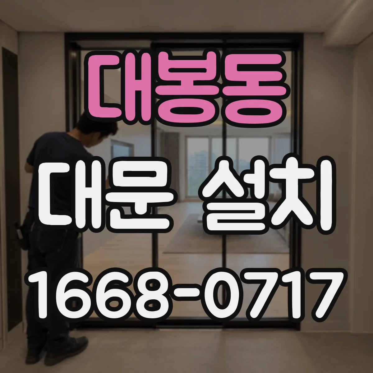 대봉동 대문 설치