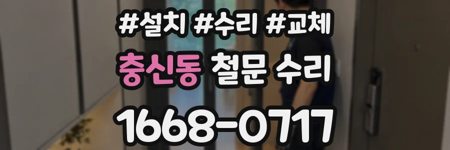 충신동 철문 수리