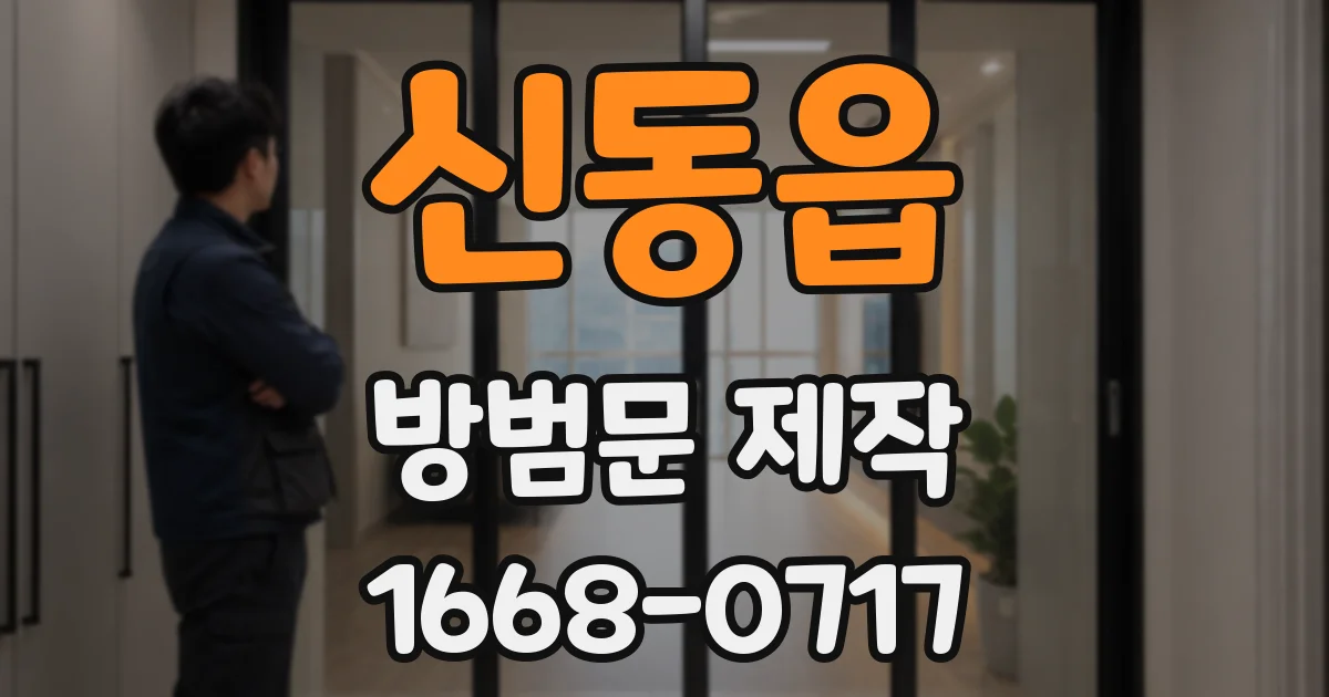 신동읍 방범문 제작