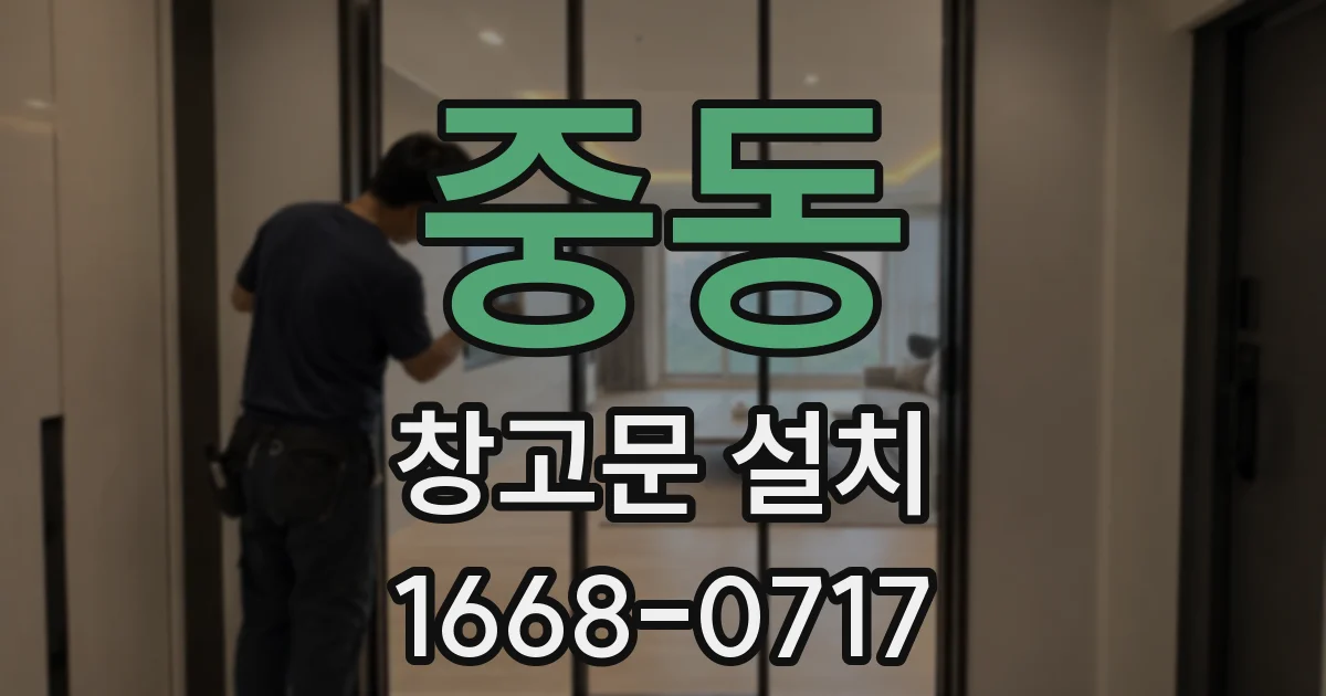 중동 창고문 설치