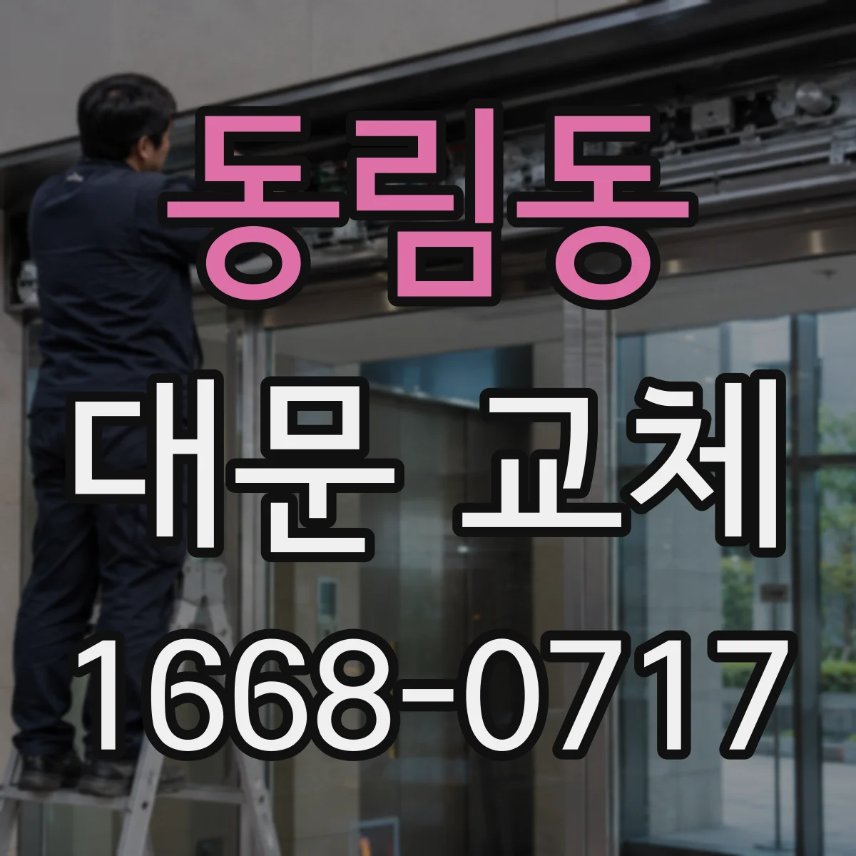 동림동 대문 교체