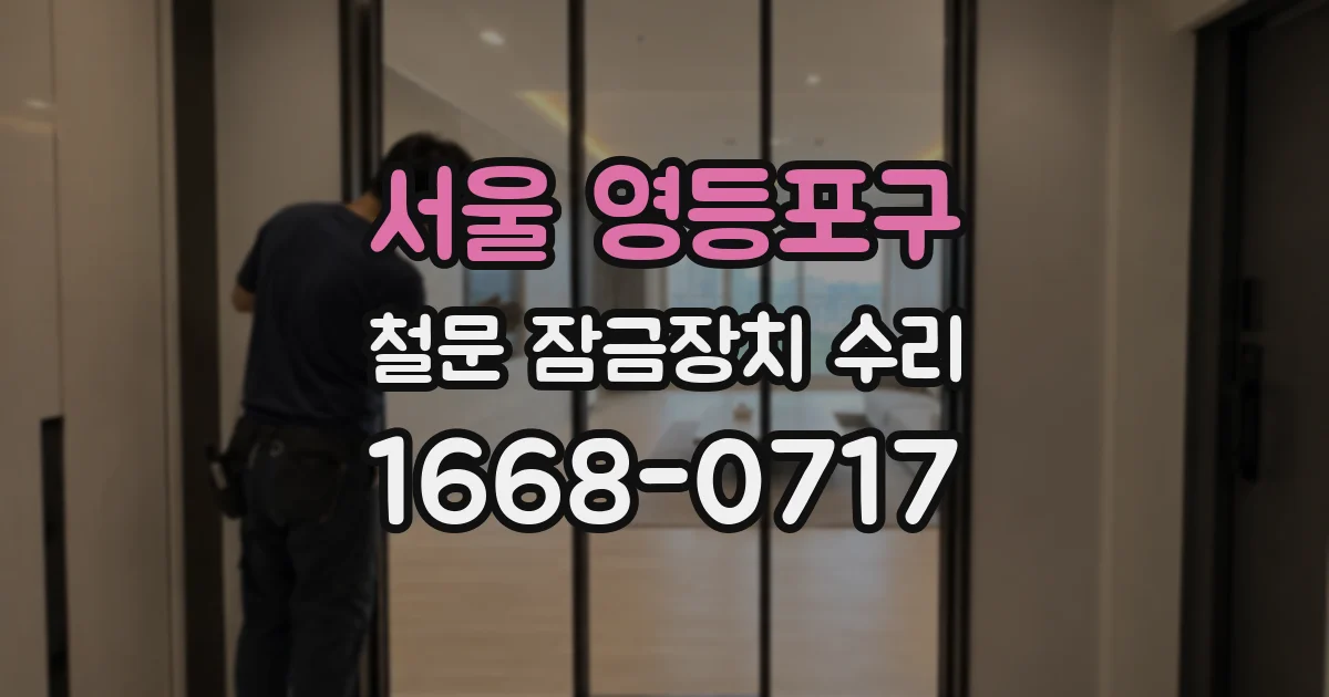 서울 영등포구 철문 잠금장치 수리