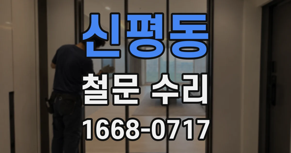 신평동 철문 수리