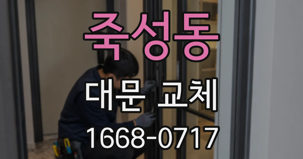 죽성동 대문 교체