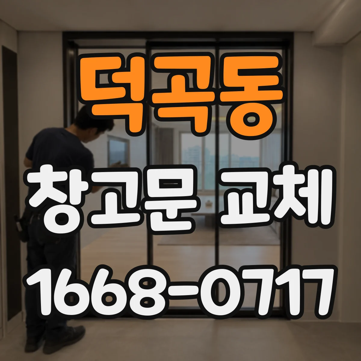 덕곡동 창고문 교체