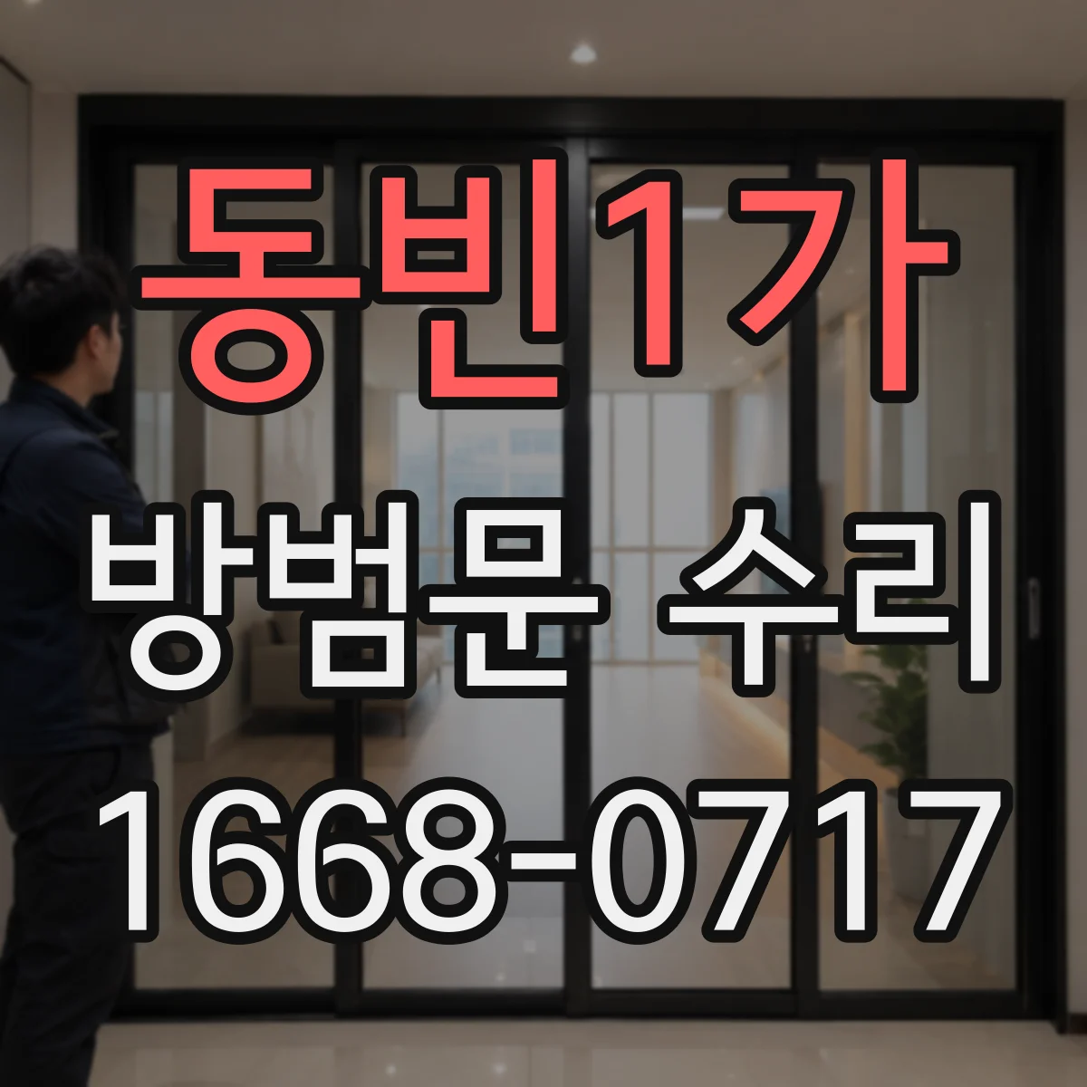 동빈1가 방범문 수리