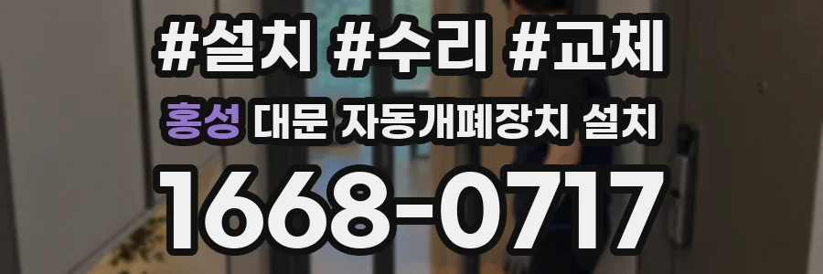 홍성 대문 자동개폐장치 설치
