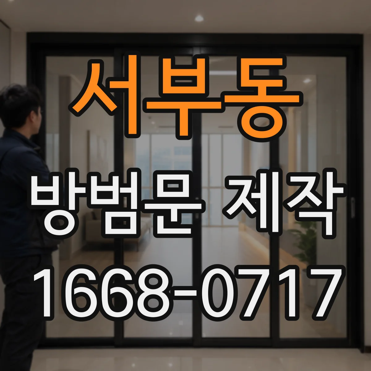 서부동 방범문 제작