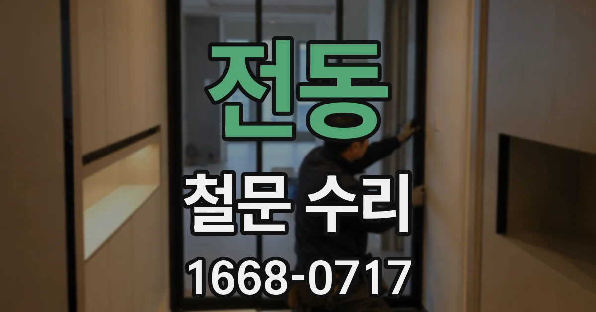 전동 철문 수리