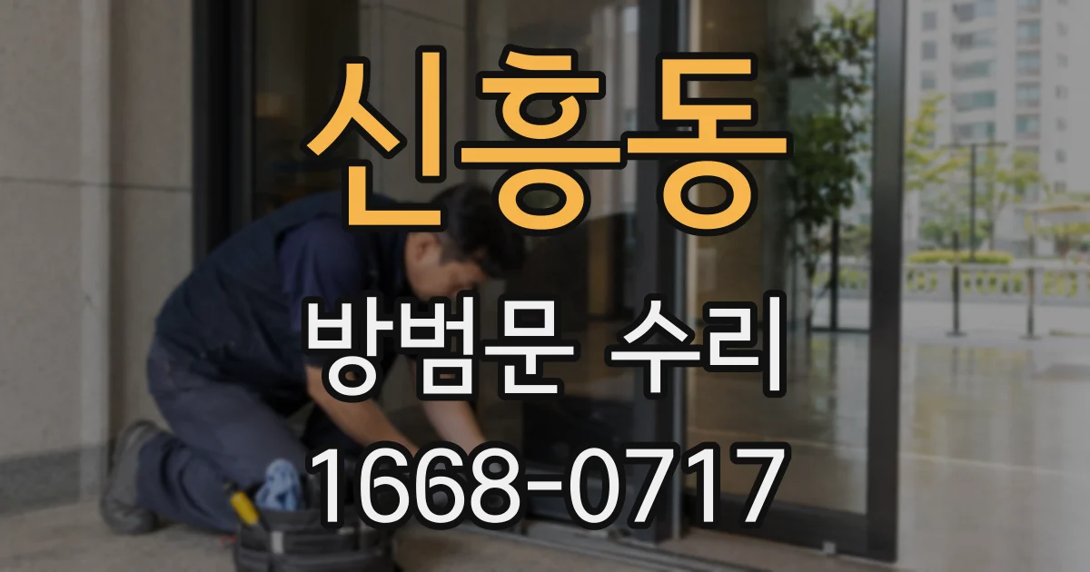 신흥동 방범문 수리