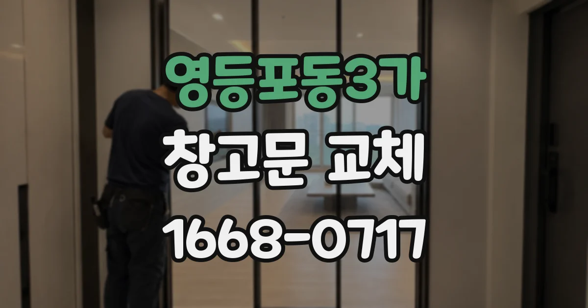 영등포동3가 창고문 교체