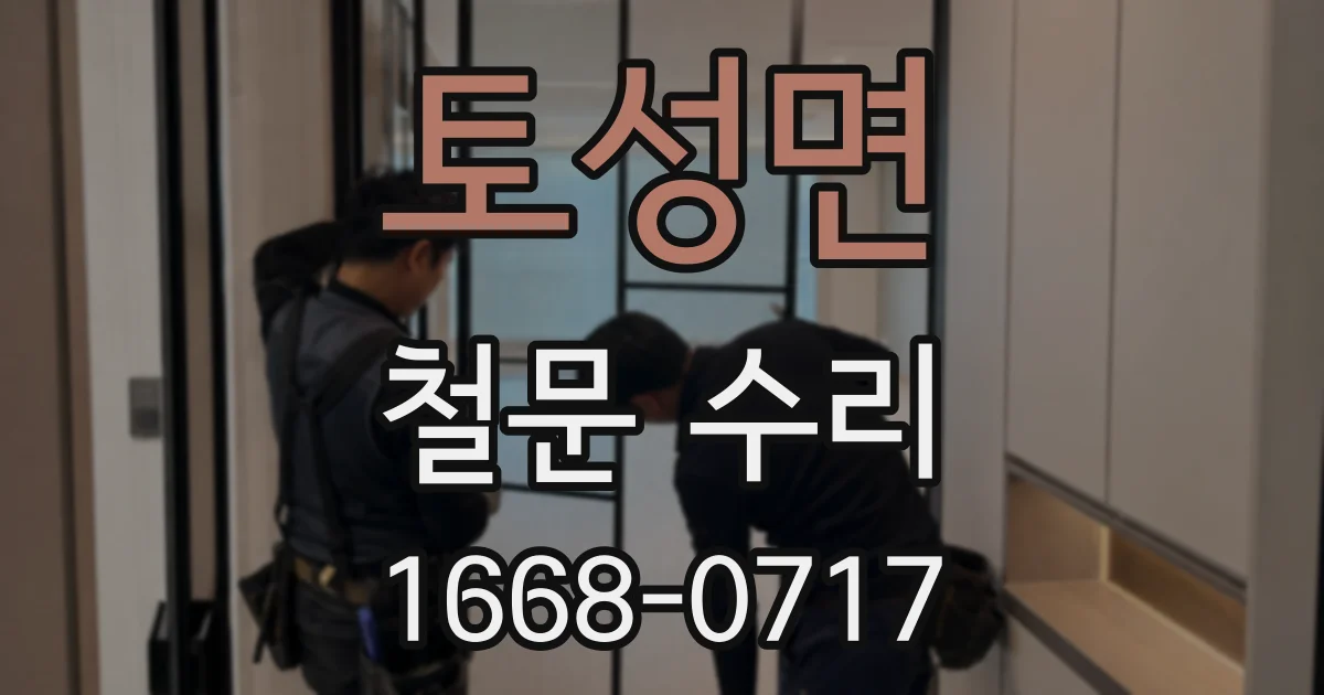 토성면 철문 수리