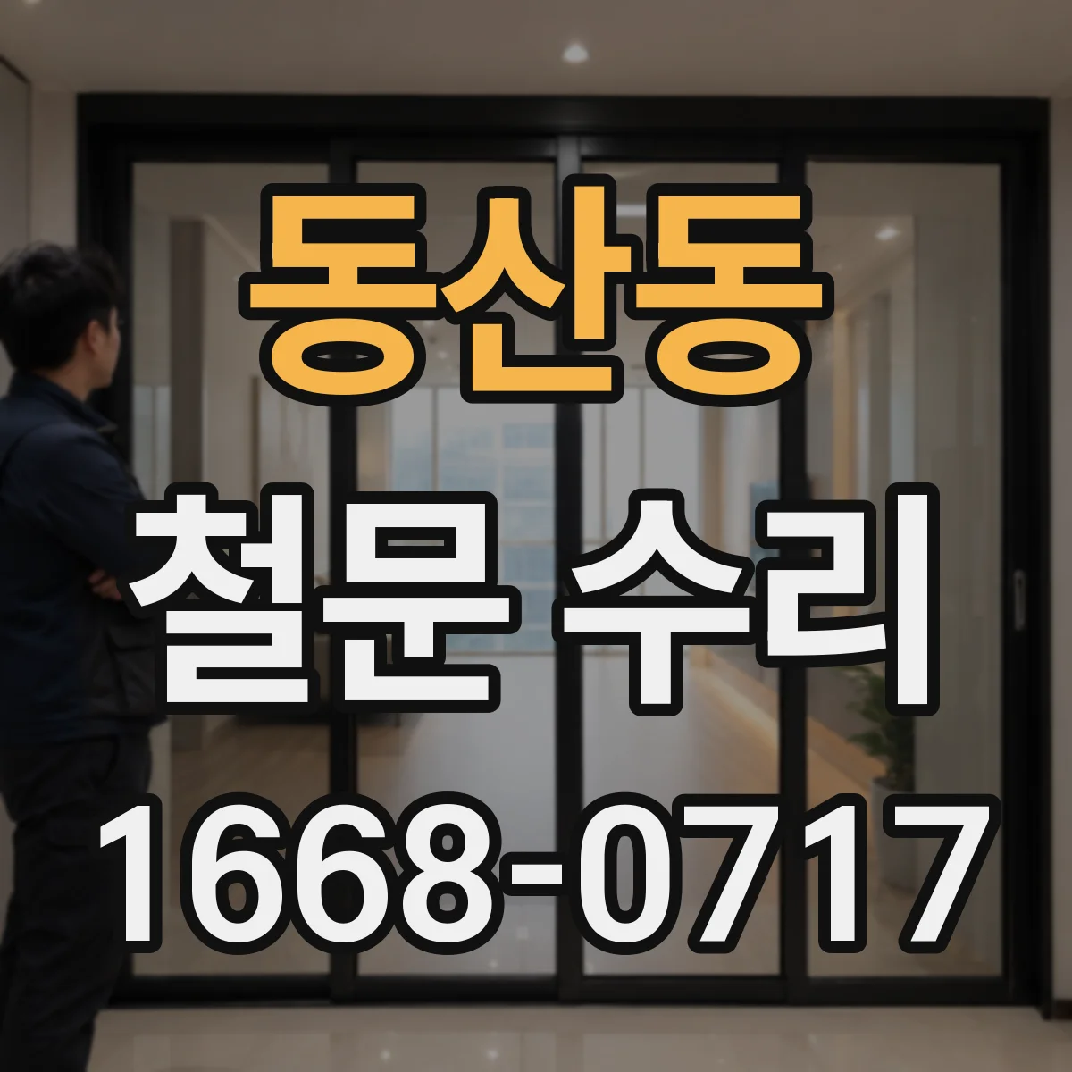 동산동 철문 수리
