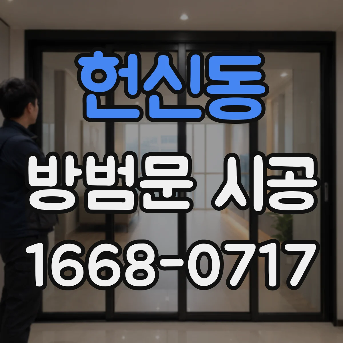 헌신동 방범문 시공
