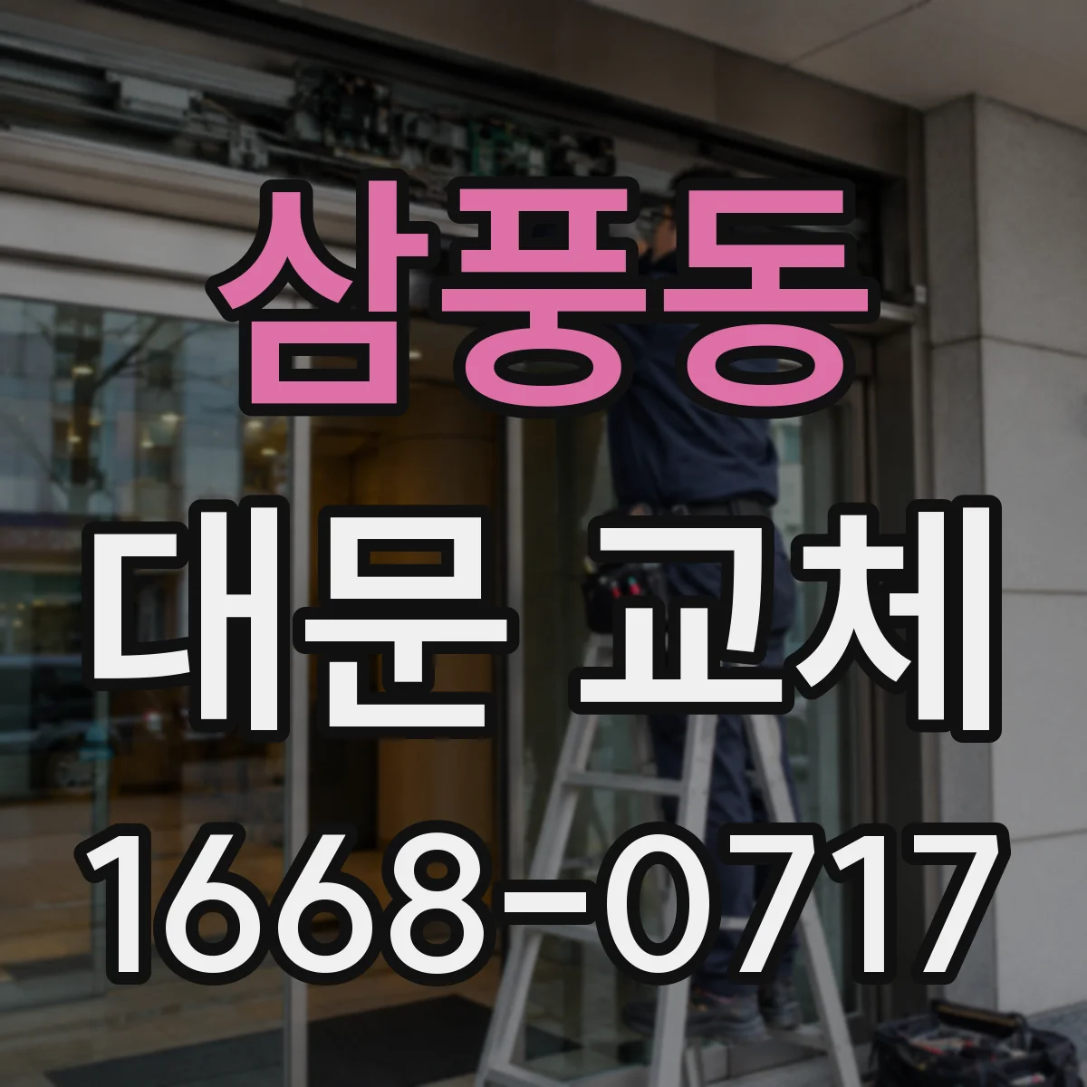 삼풍동 대문 교체