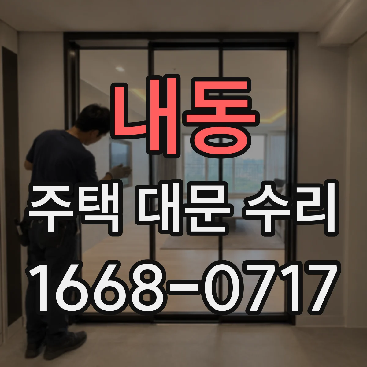 내동 주택 대문 수리