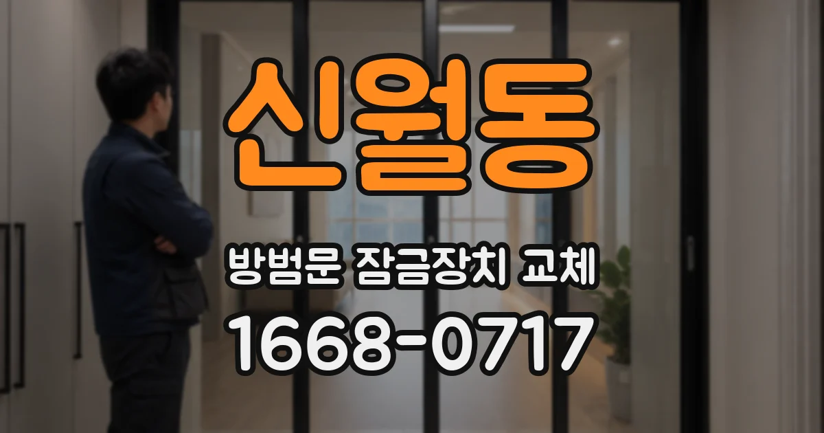 신월동 방범문 잠금장치 교체